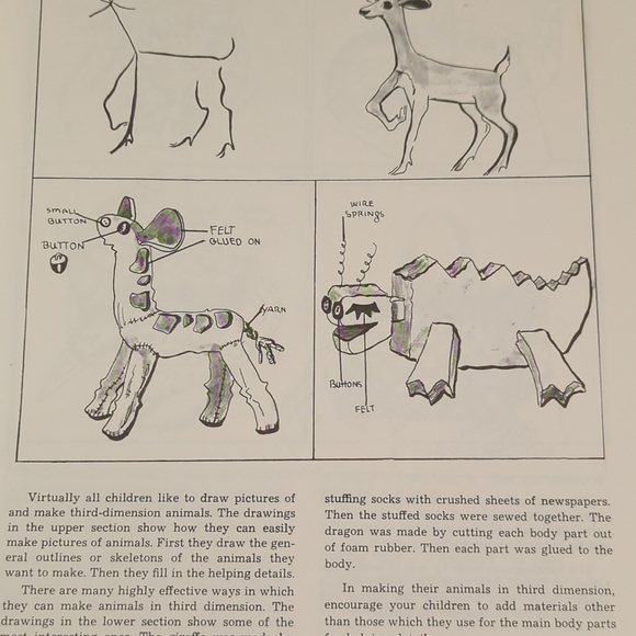 Arts and Crafts for Primary Grade Children Arthur S. Green 1962 1st Edition Book - Picture 5 of 9